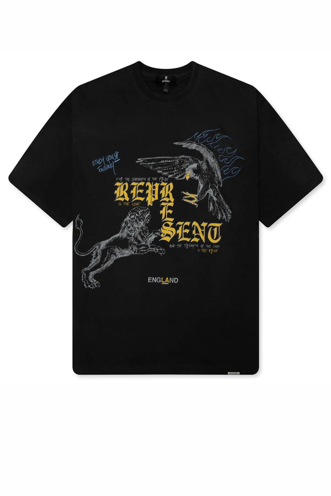 Тениска Represent Race Way Jet Black