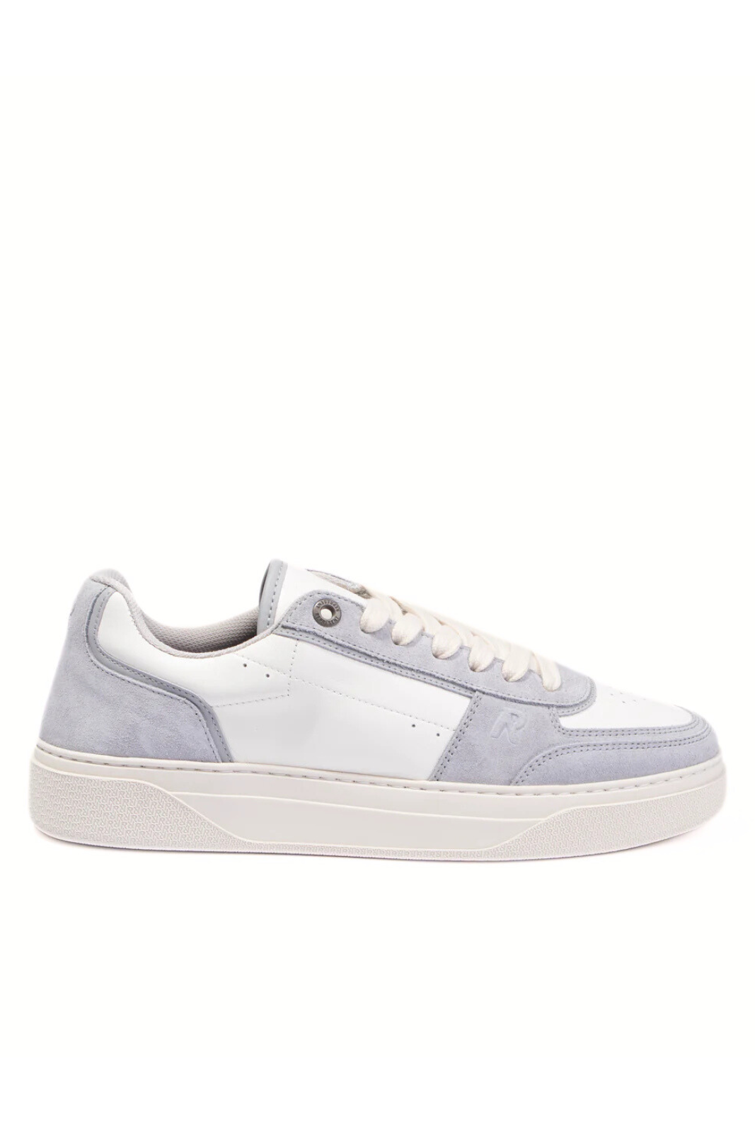 Represent Initial Suede Sneakers Light Grey White