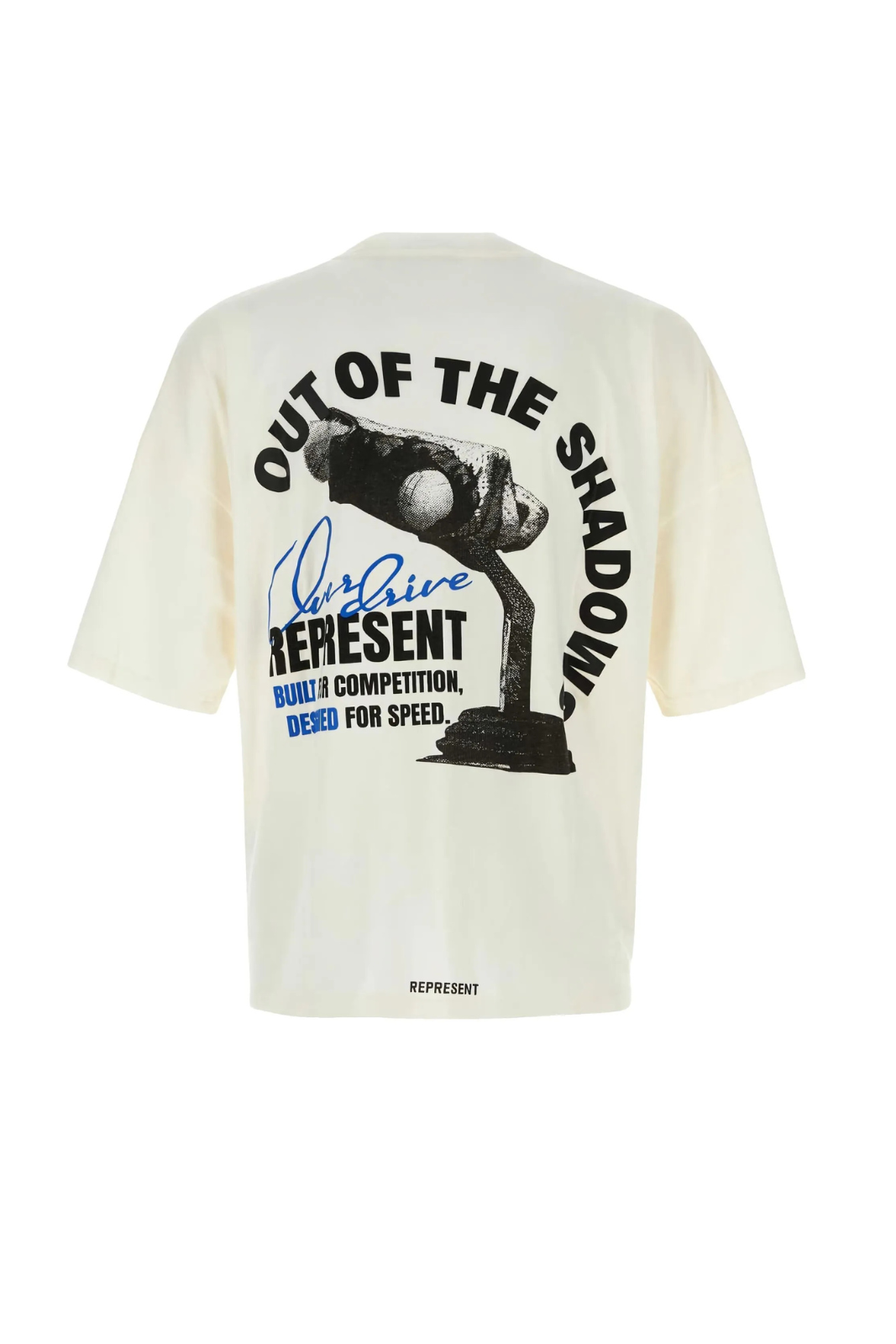 Represent logo print t-shirt out of the shadow
