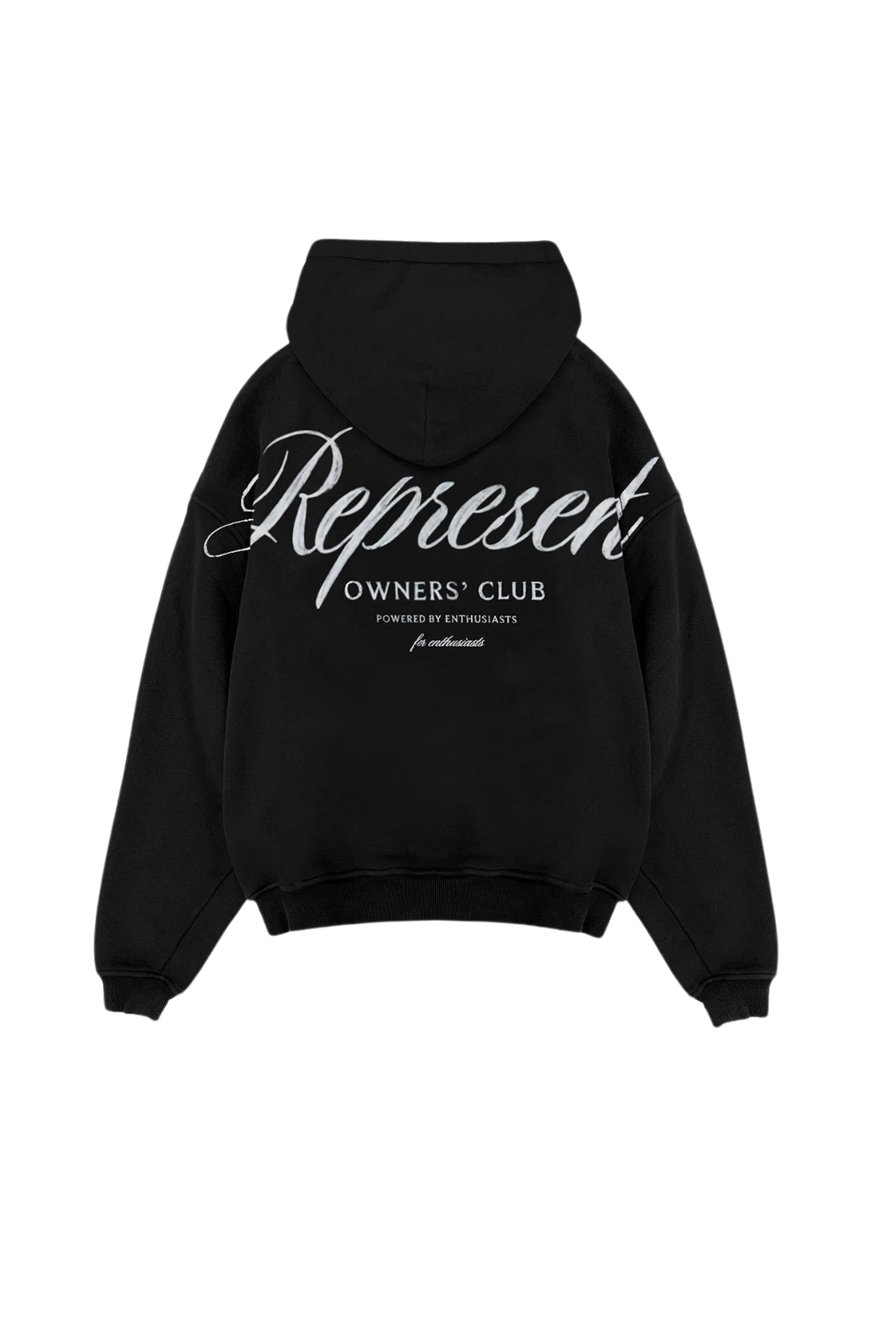 Represent Owners Club Script Hoodie Black