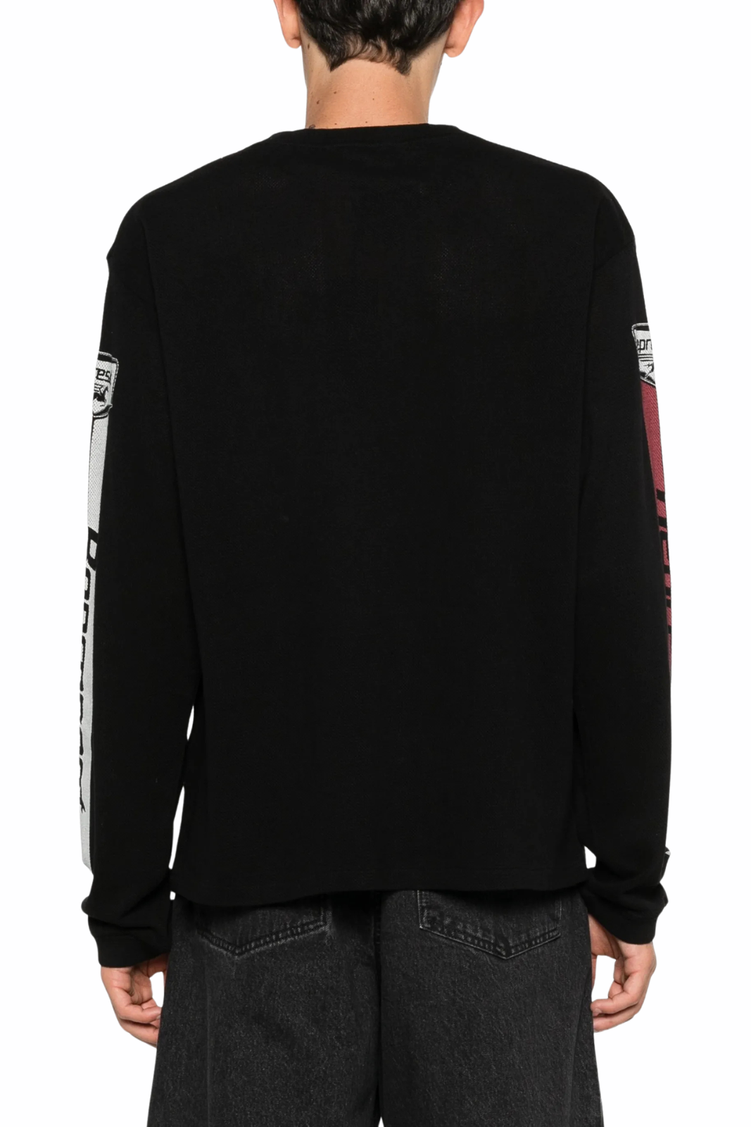 Represent Pegasus long-sleeve T-shirt Black White Red