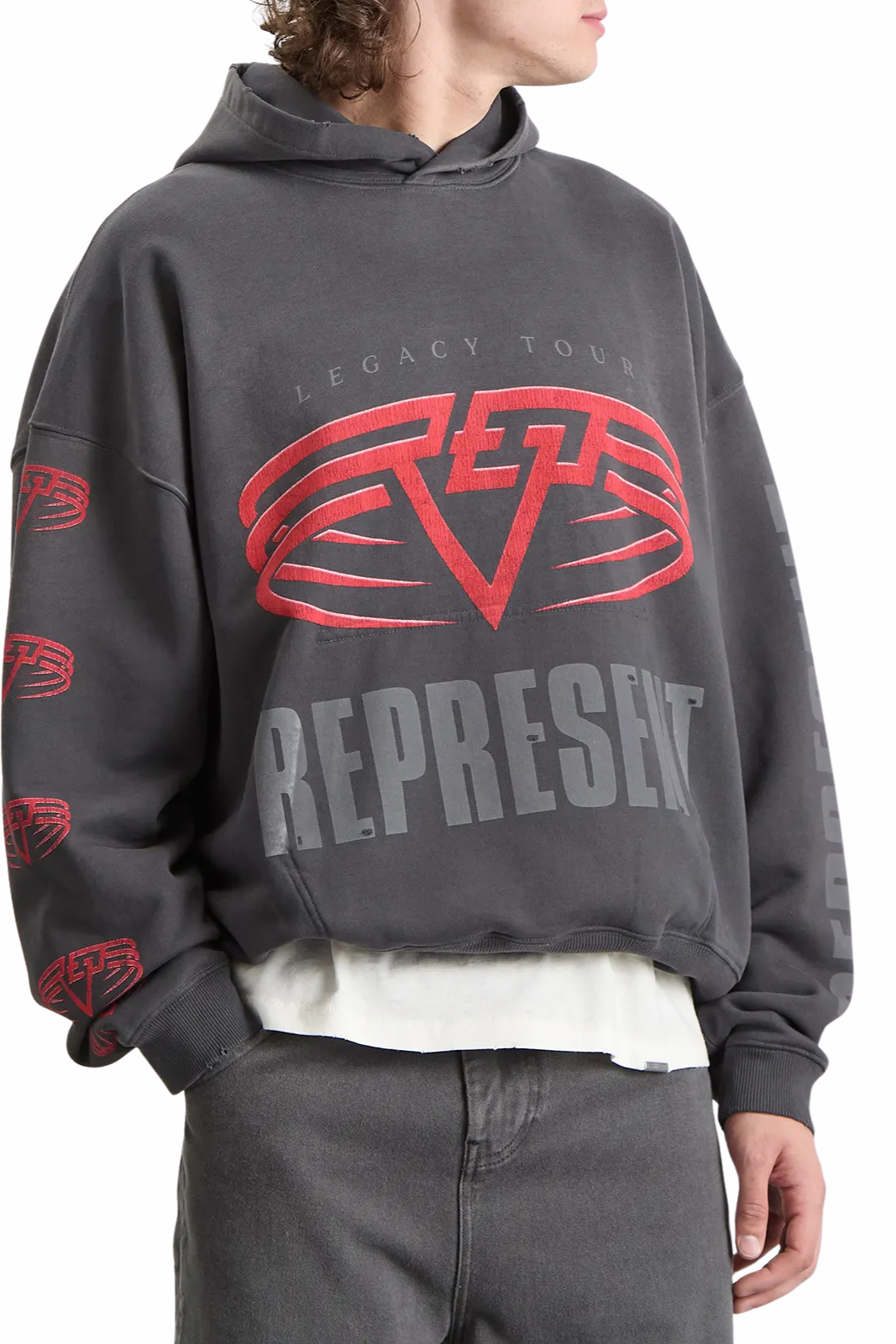 Represent Living Legacy Tour Hoodie Sun Fade Grey
