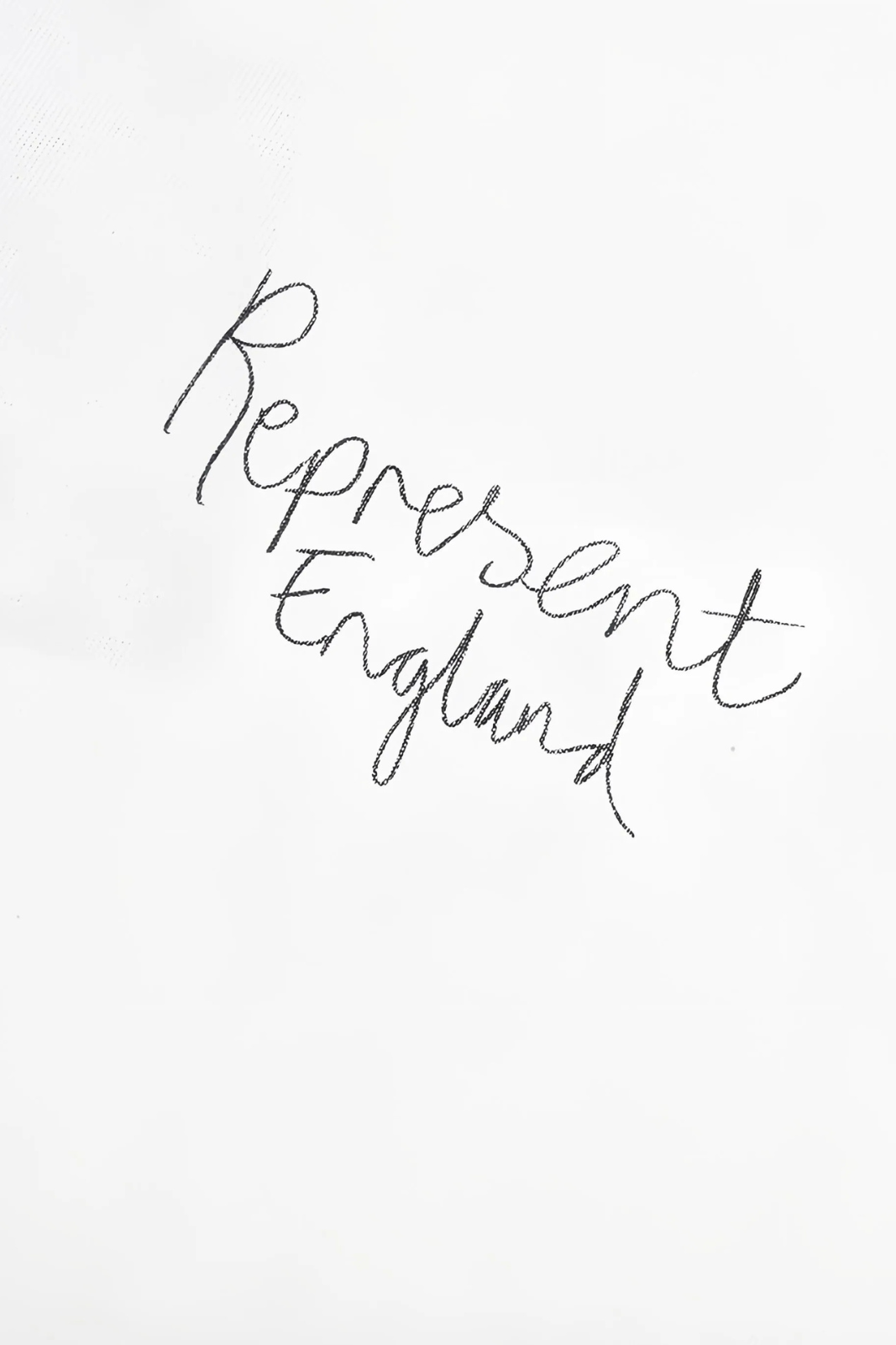 Represent Thoroughbred Dog hand-drawn T-shirt White