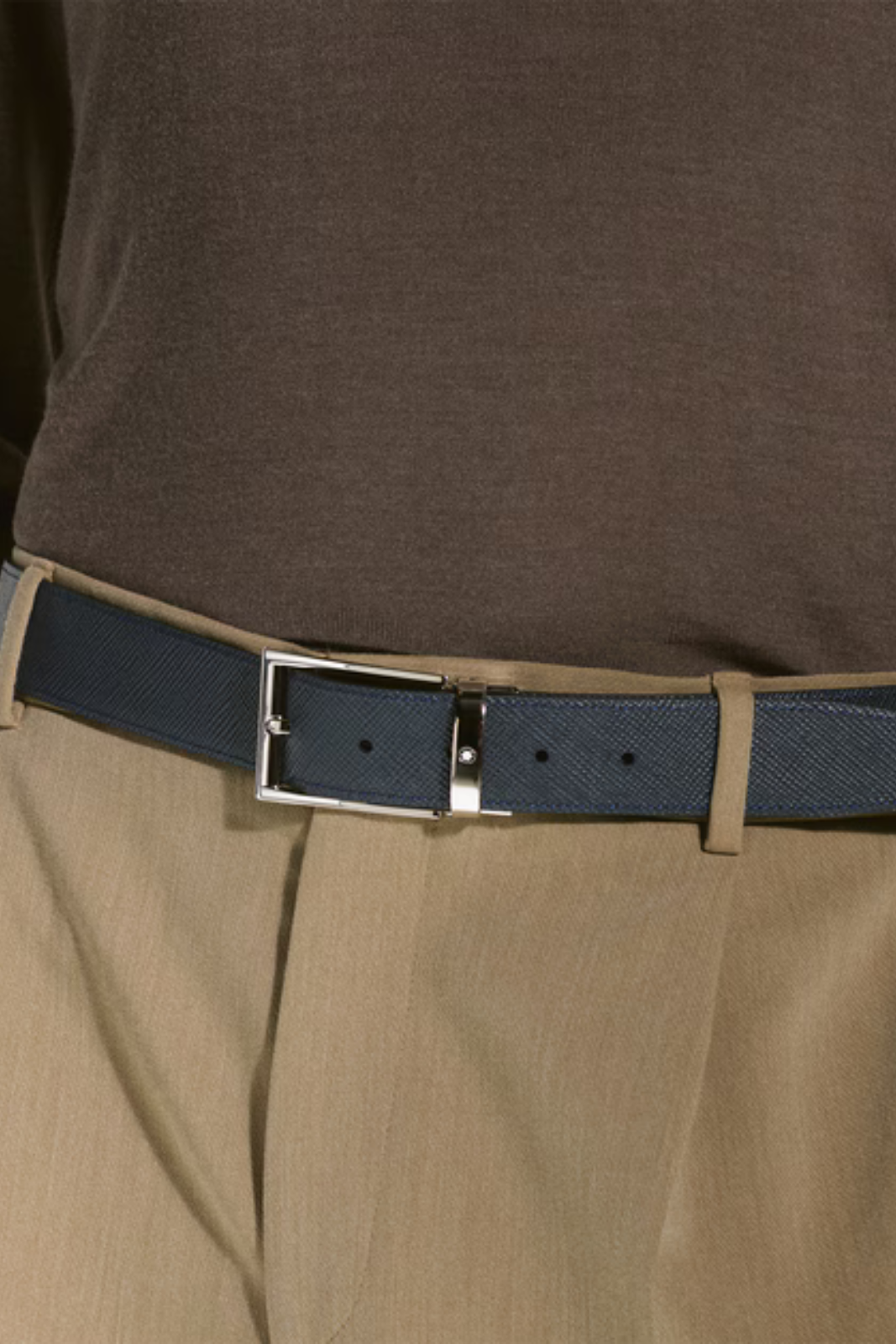 Montblanc Rectangular 35 mm Reversible Belt in Sartorial Leather