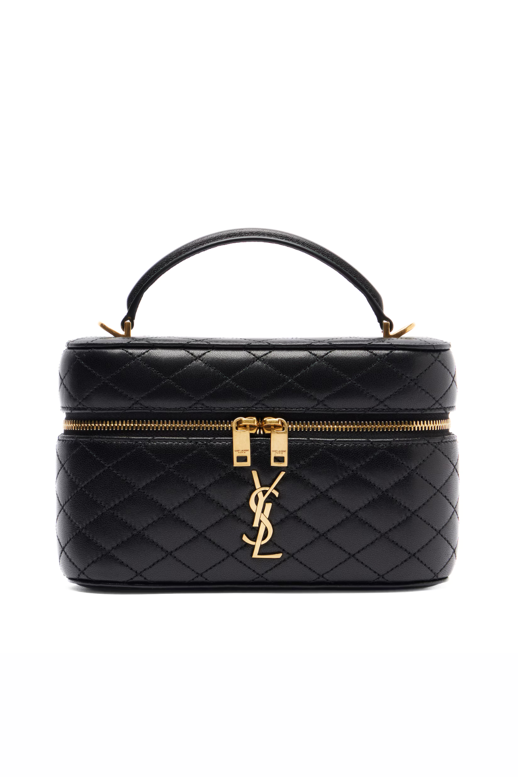 Saint Laurent Gaby quilted leather bag Black