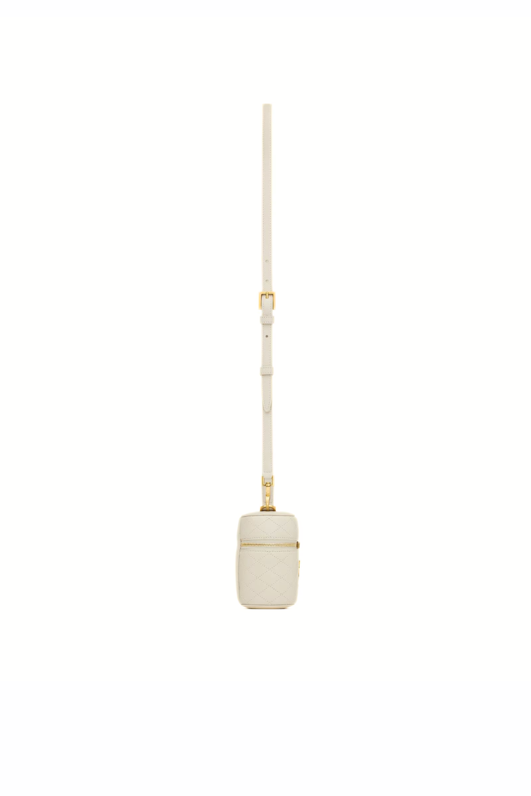 Saint Laurent Gaby Vanity Bag in Lambskin White