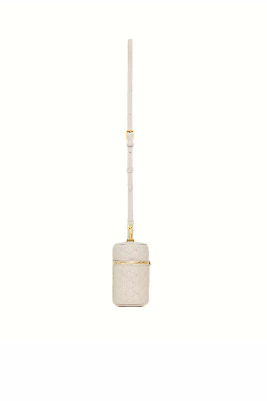 Saint Laurent Gaby Large Vanity Bag in Lambskin White