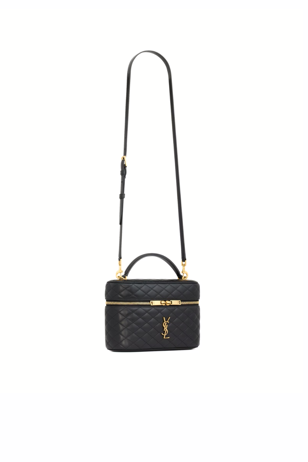 Saint Laurent Gaby Vanity large bag in lambskin Black
