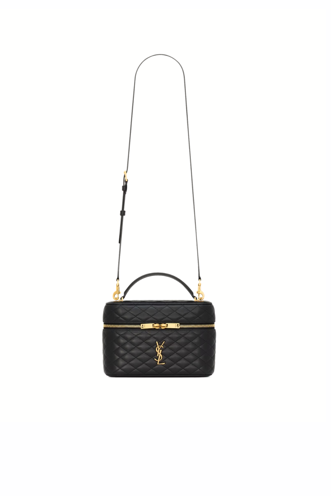 Saint Laurent Gaby Vanity large bag in lambskin Black