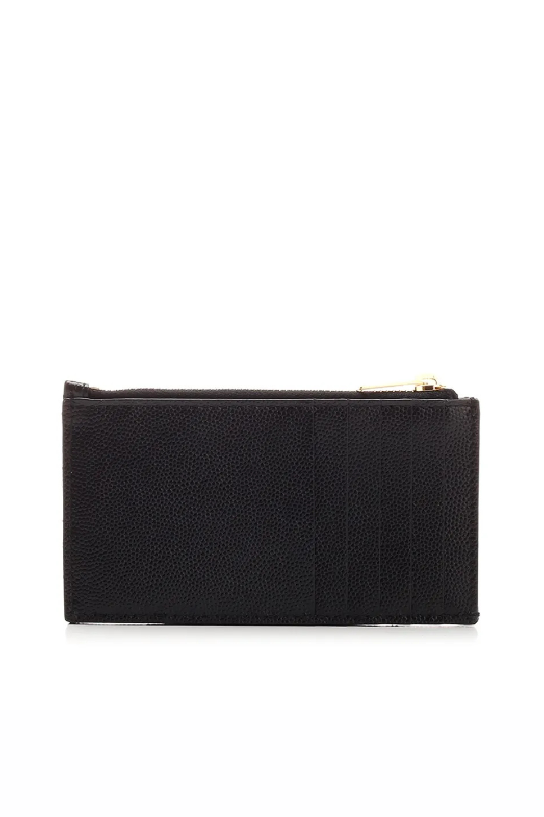 Saint Laurent Cassandre Matelassé Zipped Fragments Card Case Black