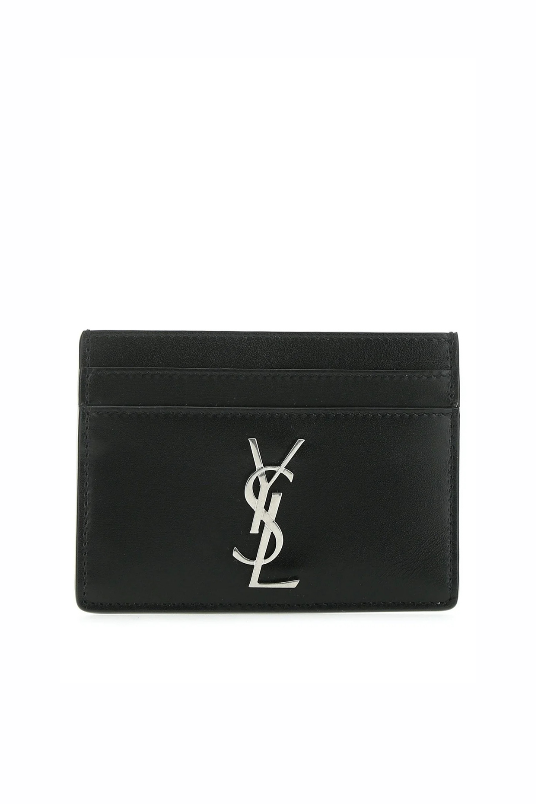 Saint Laurent Monogram Logo Cardholder Wallet Black