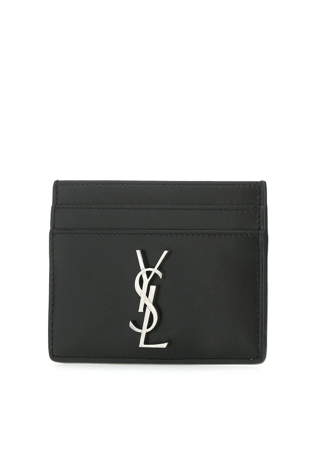 Saint Laurent Monogram Logo Cardholder Wallet Black