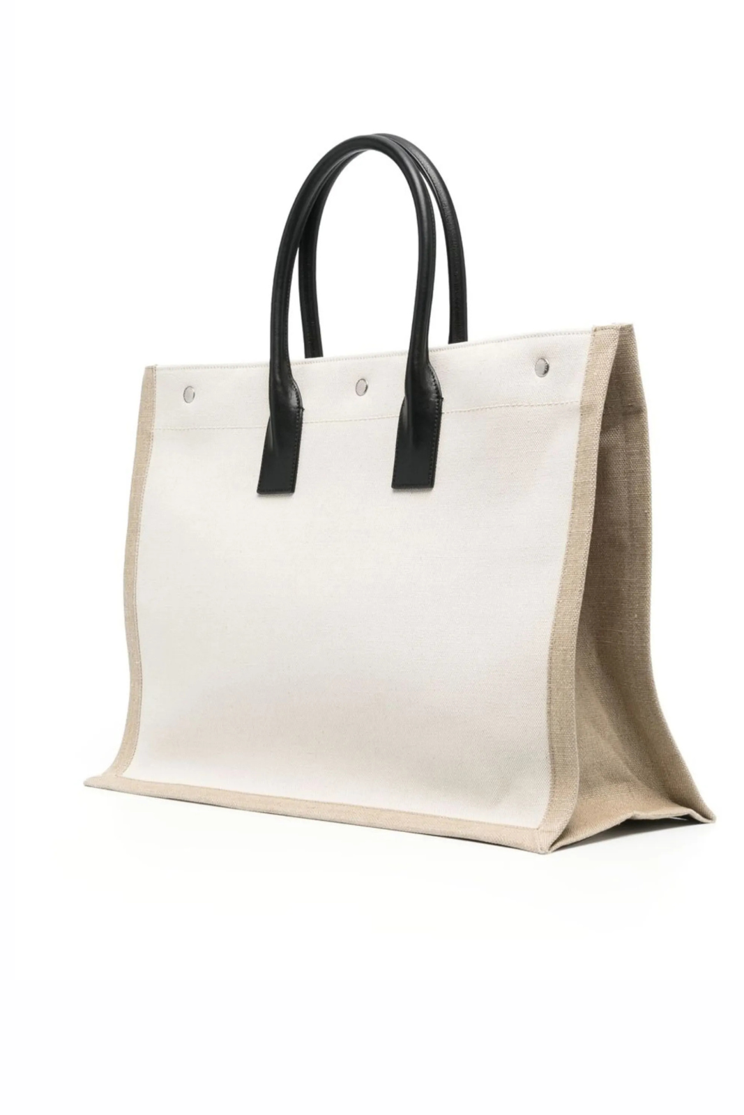 Saint Laurent Rive Gauche tote bag white beige