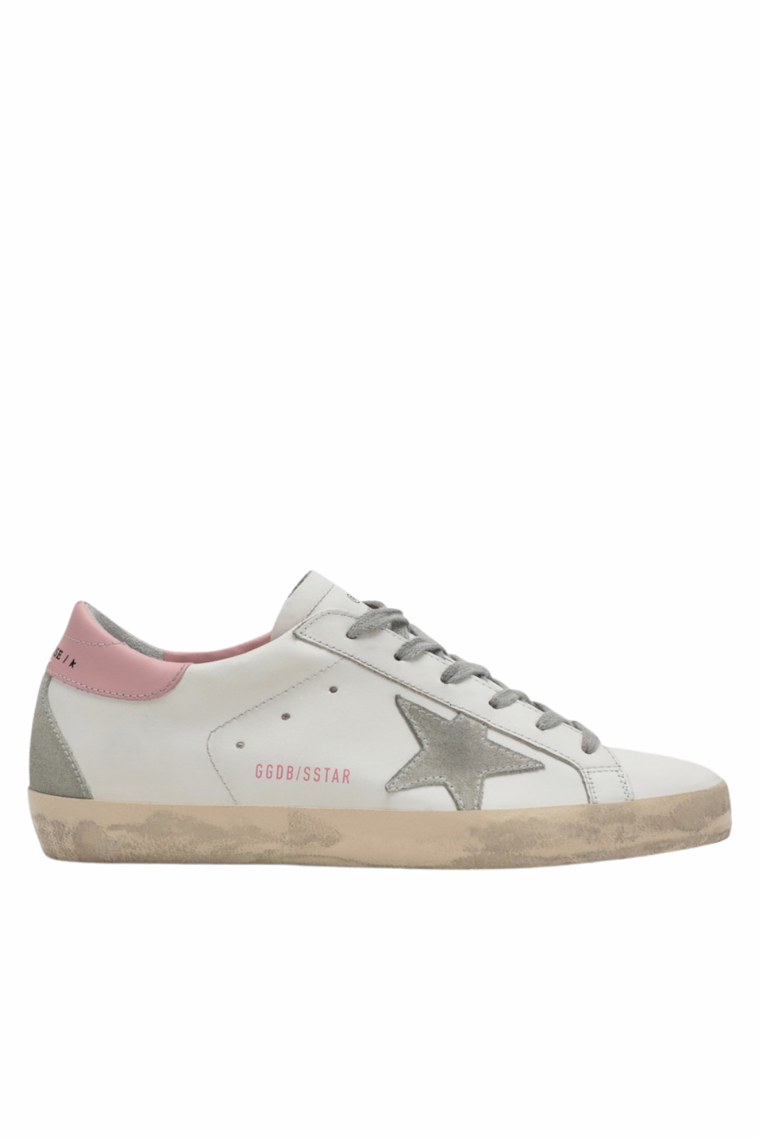 Мъжки кецове Golden Goose Super-Star с велурена звезда и синя лента за ток