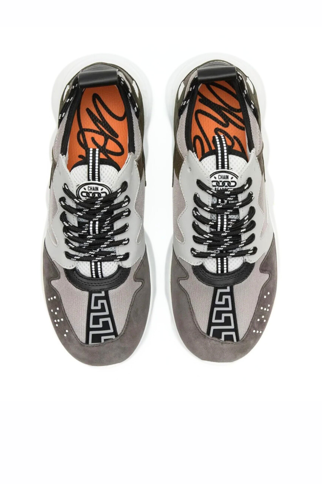Versace Chain Reaction V2 Multicolor Grey man sneakers
