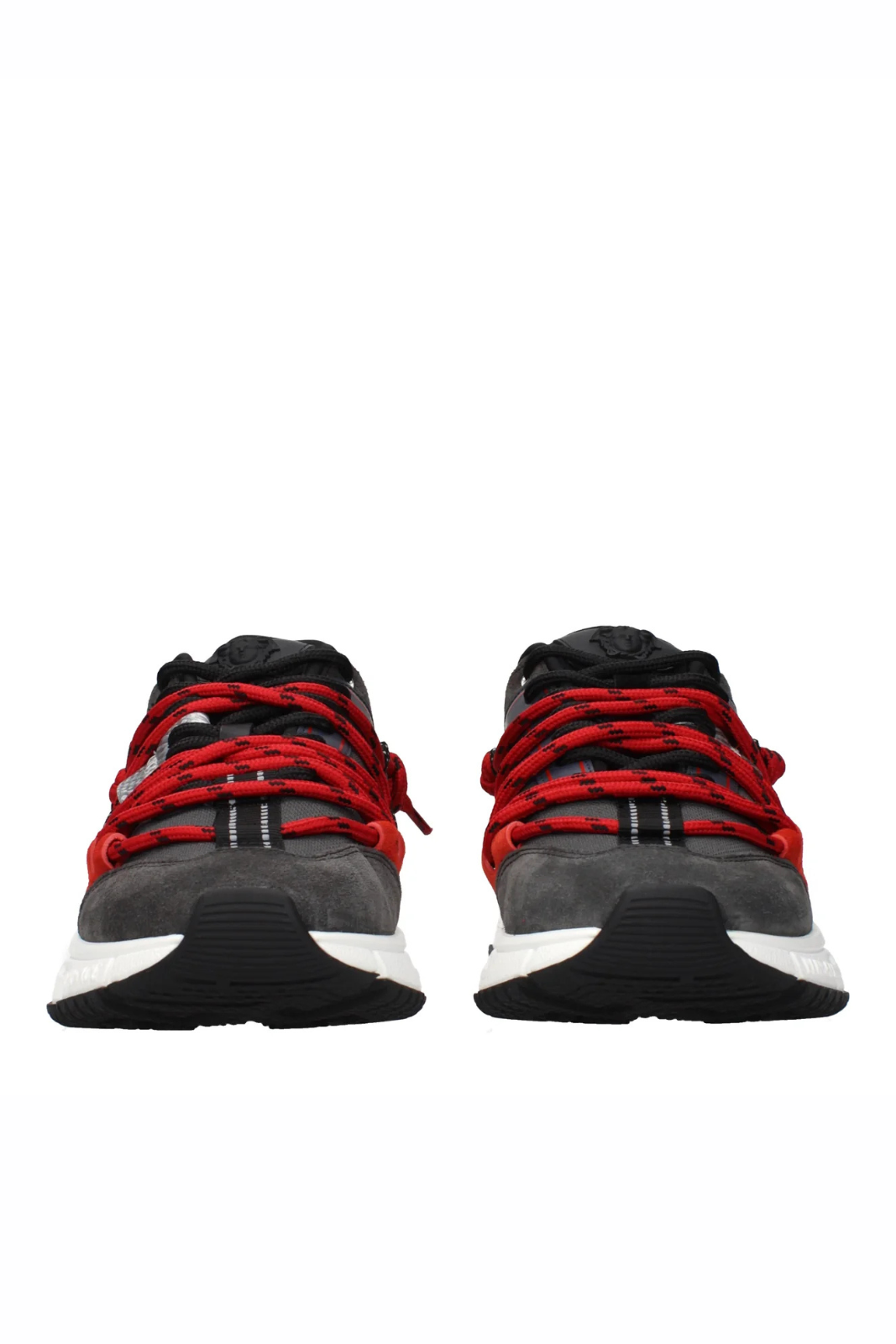 Versace Men's Sueed Sneakers Grey Coral