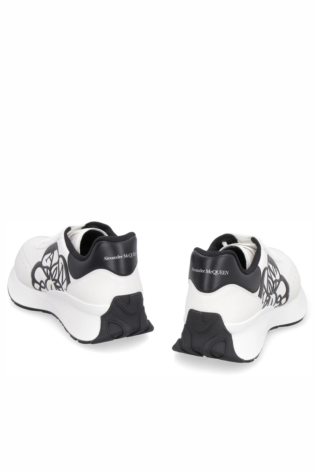 Alexander McQueen Sprint Runner leather trainers White