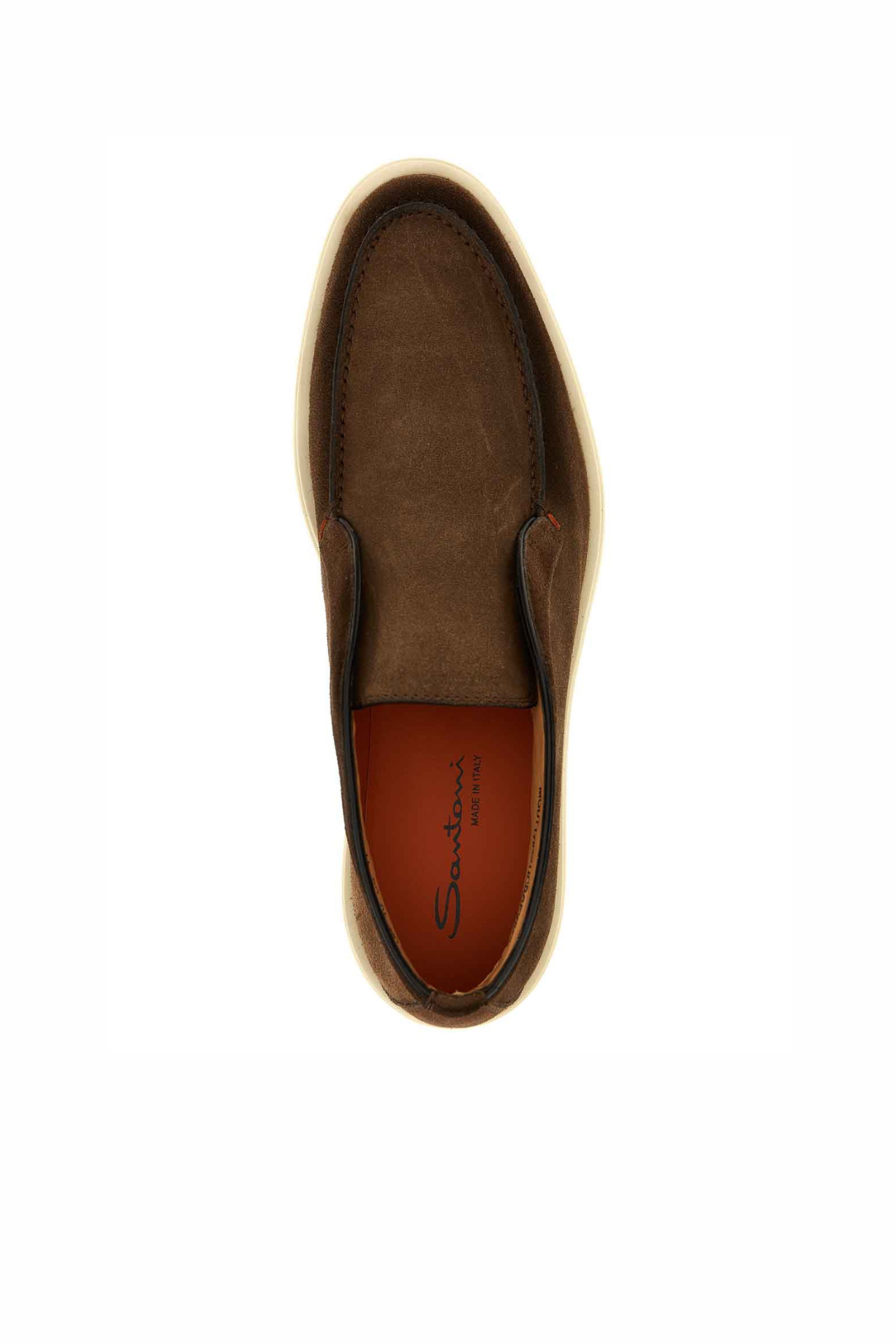 Santoni Men Brown Suede Boots