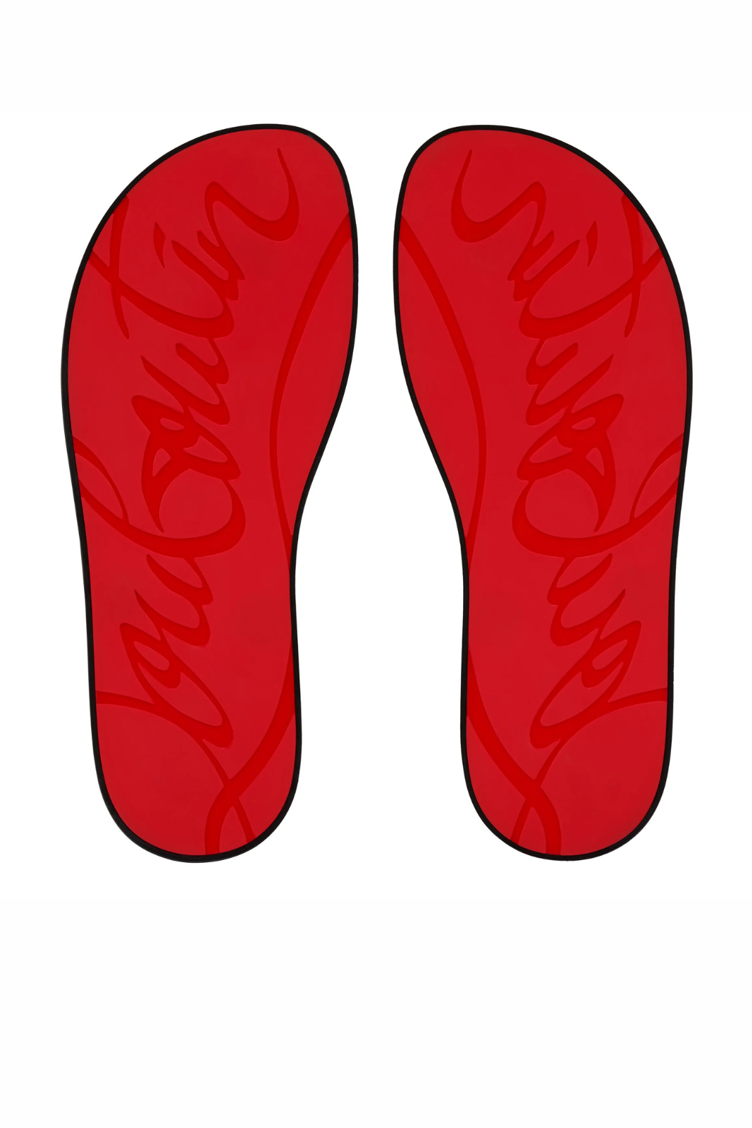 Christian Louboutin The Christian Louboutin Summer thongs Rubber Black Men