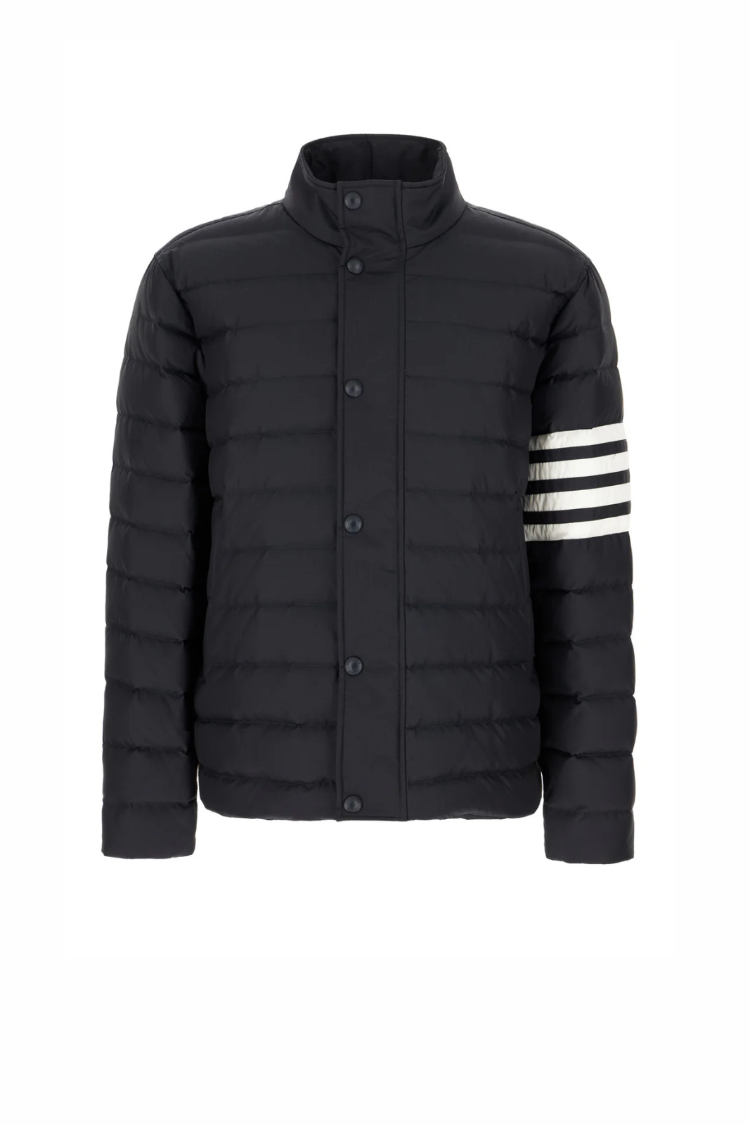 Суичър с цип и джърси Thom Browne 4-Bar, тъмносин