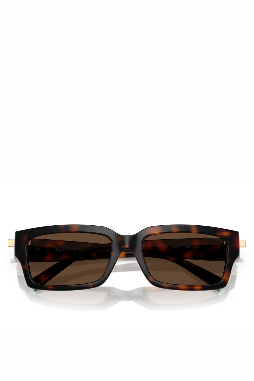 Tiffany &amp; CO Eyewear transparent frame Brown Havana sunglasses