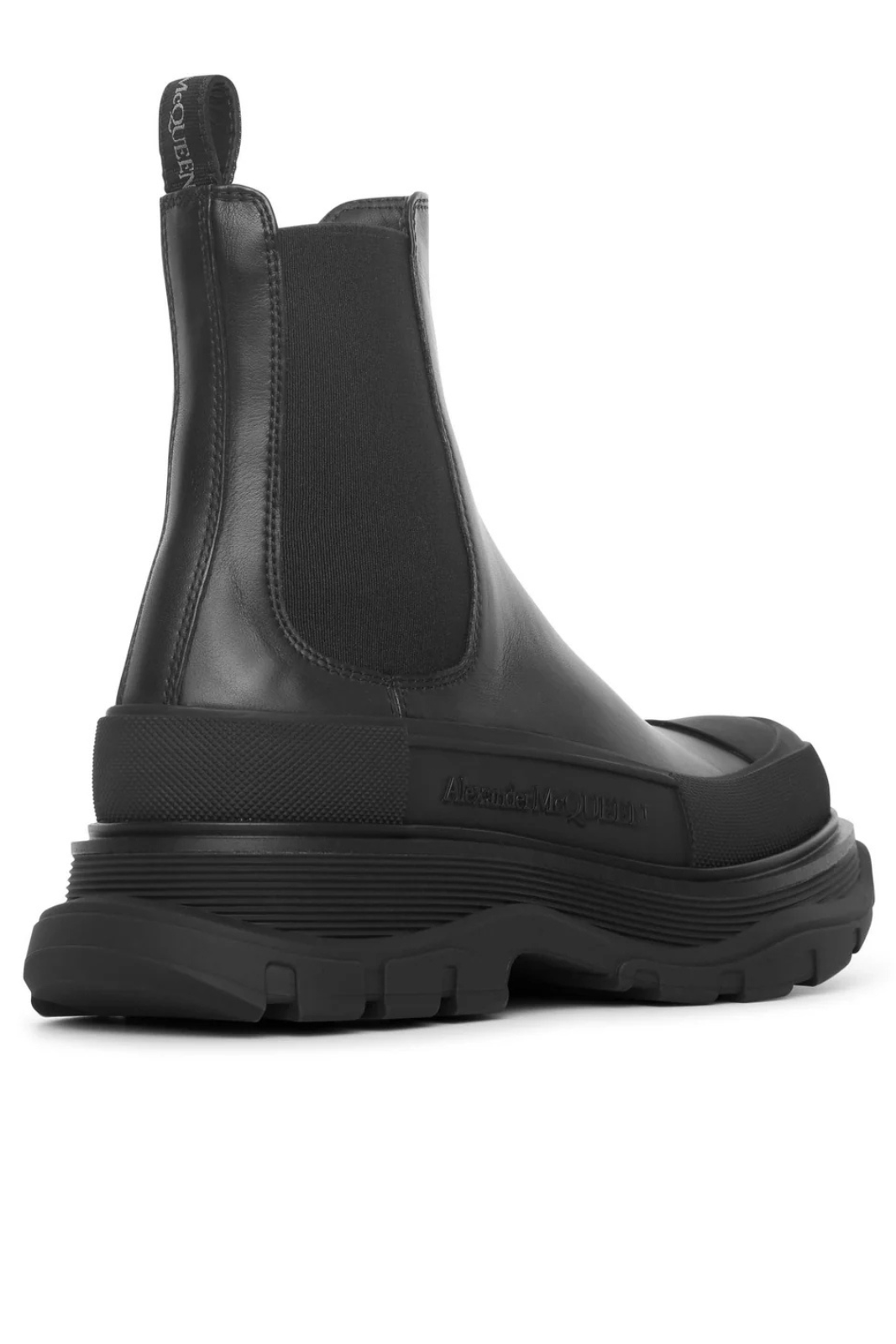 Alexander McQueen Chelsea Tread Ankle Black Boot – Unisex