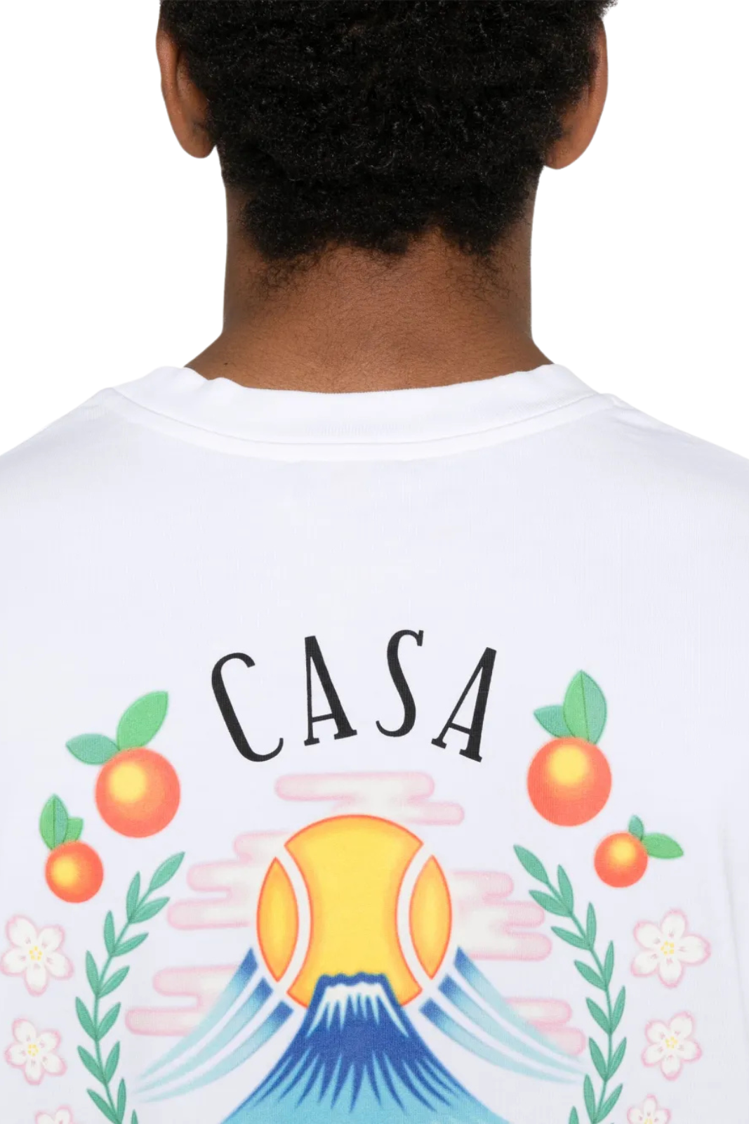 Casablanca Cotton White T-Shirt Casa Way for man
