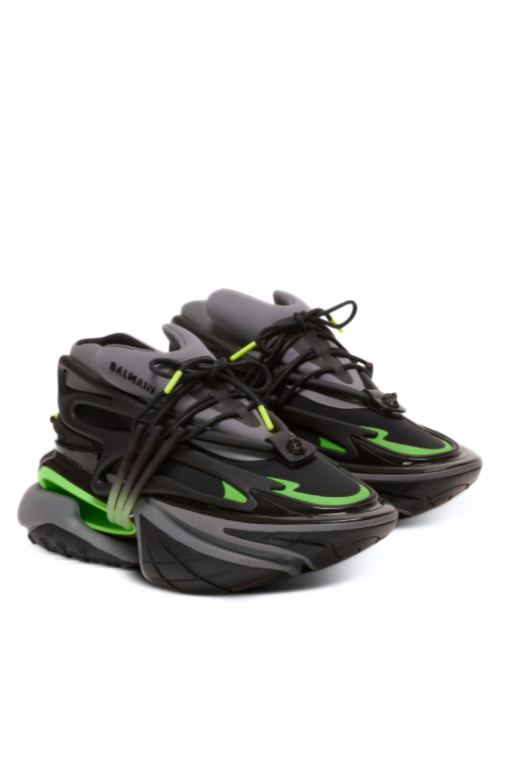 Balmain Unicorn Low sneakers in neoprene and calfskin
