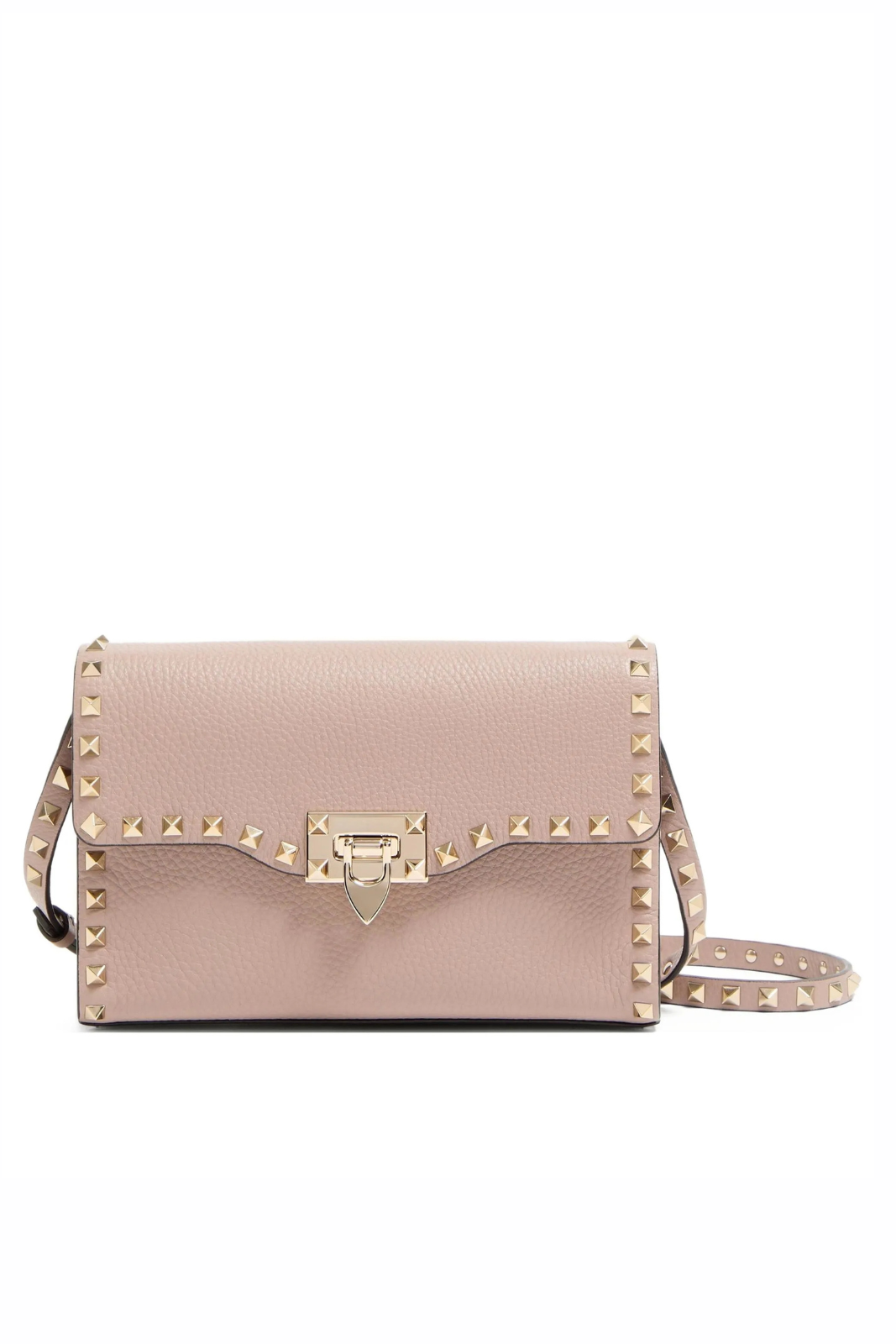 Valentino Garavani small Rockstud cross body bag pink