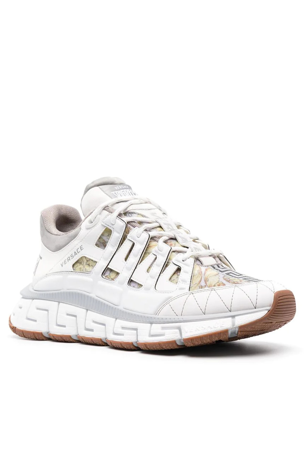 Versace Baroque Printed Trigreca маратонки бяло-сиво