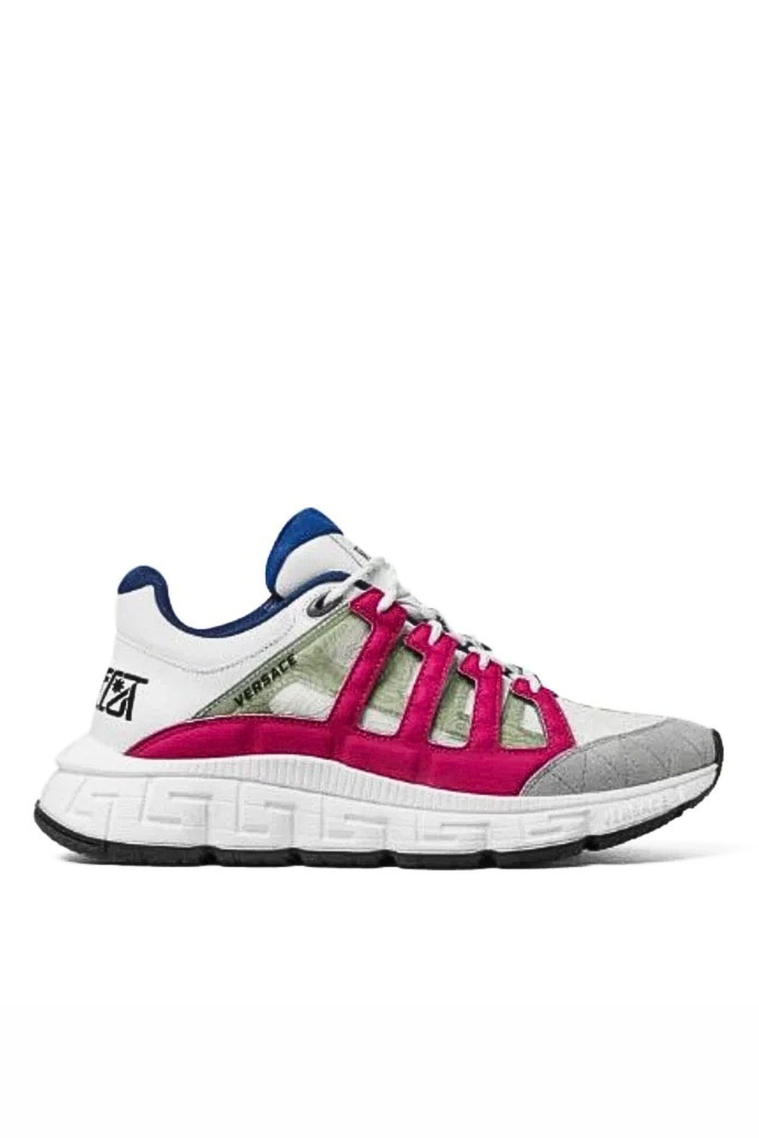 Versace Trigreca Men Sneakers White Grey Pink