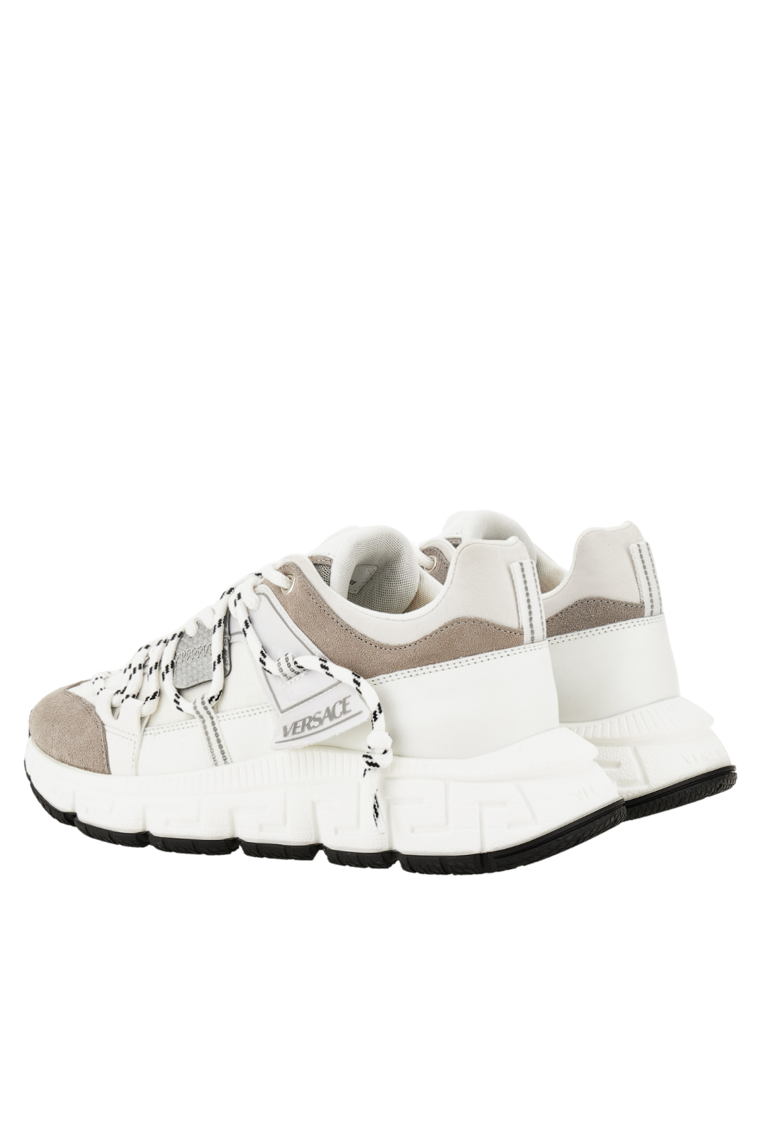 Versace Urban Hike Sneaker In Suede-Calf Leather-Fabric