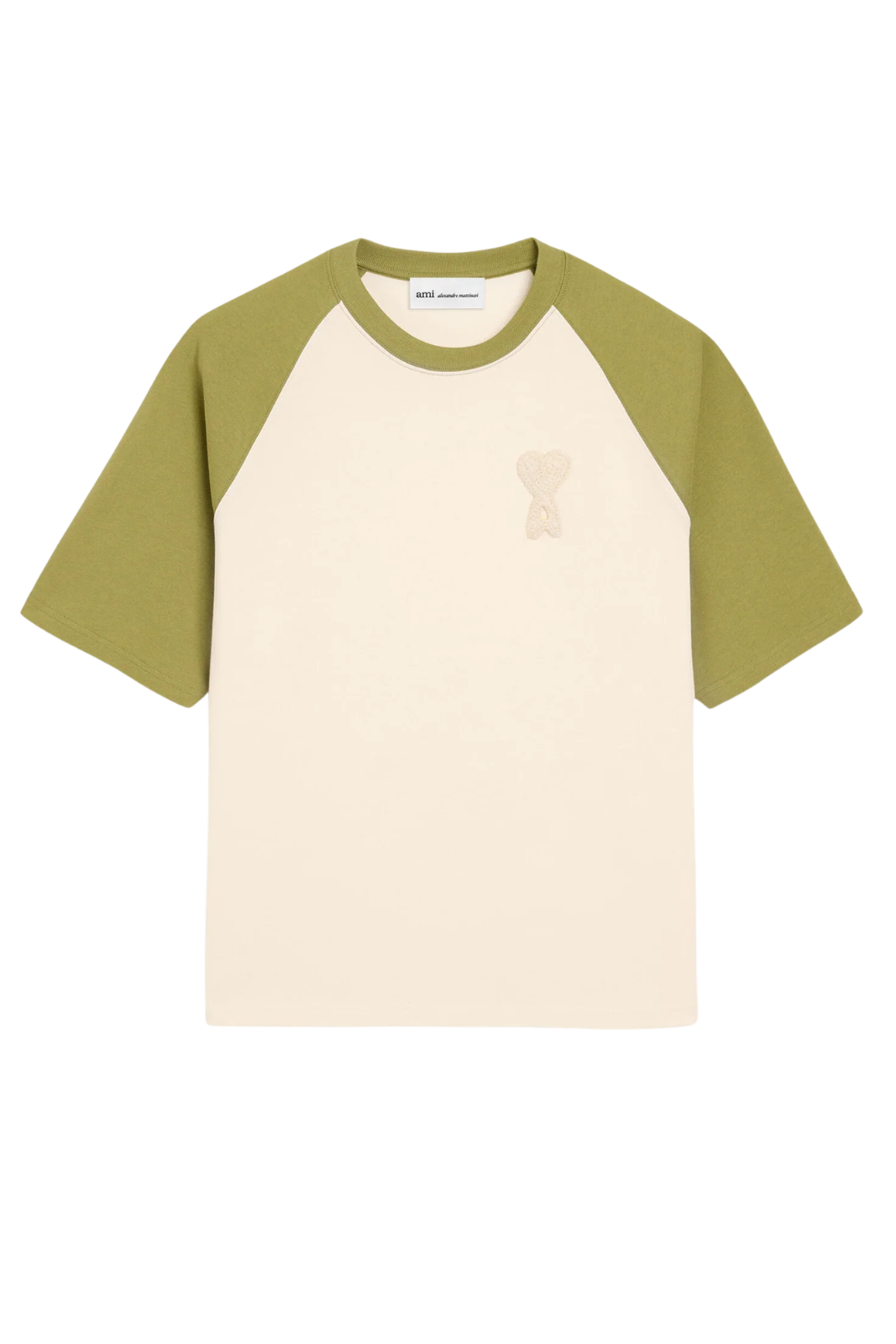 Черна унисекс тениска Ami Paris De Coeur