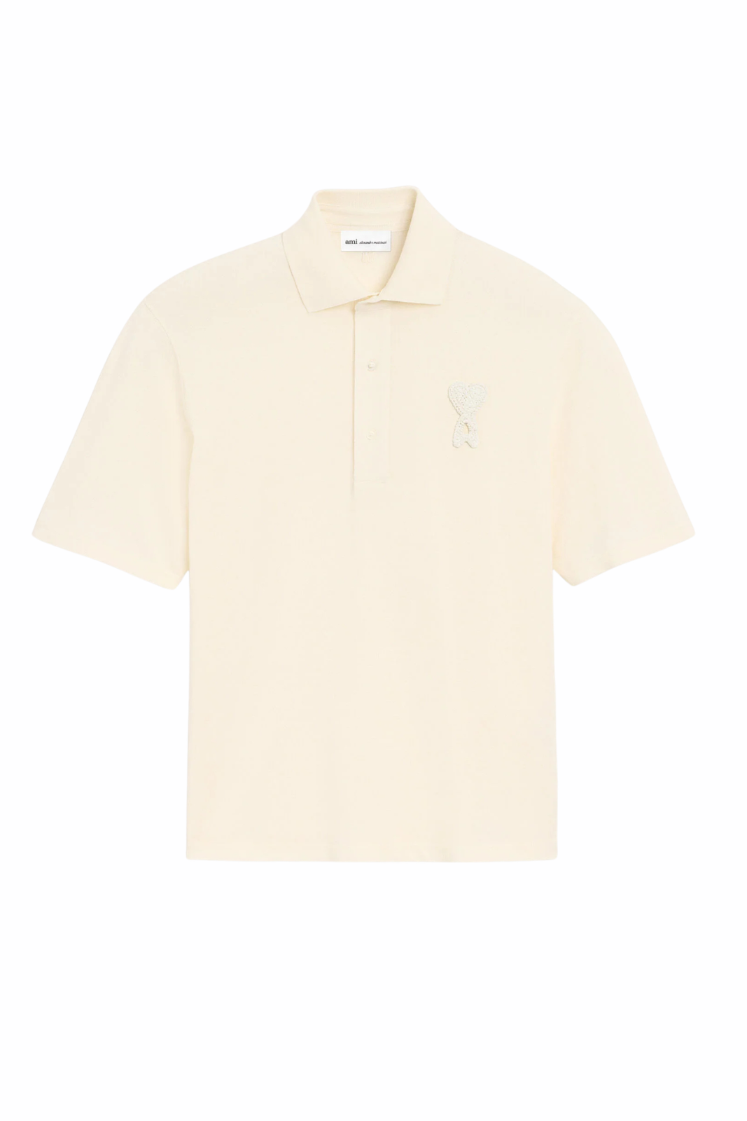 Черна унисекс тениска Ami Paris De Coeur