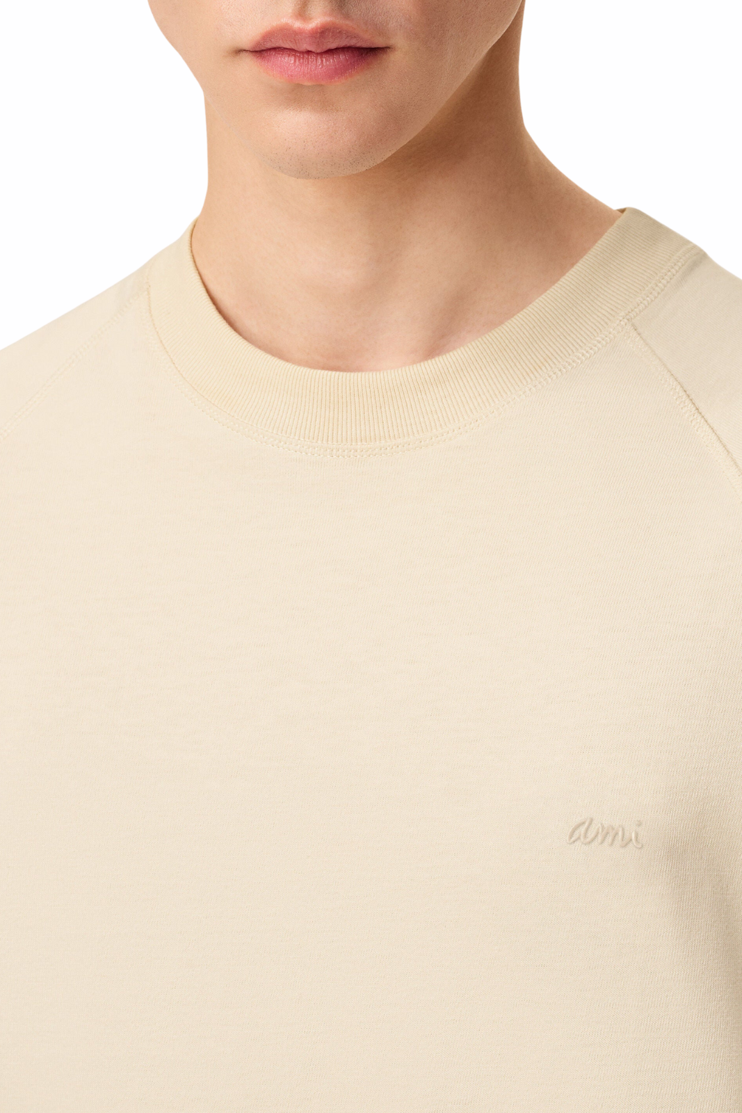 Черна унисекс тениска Ami Paris De Coeur