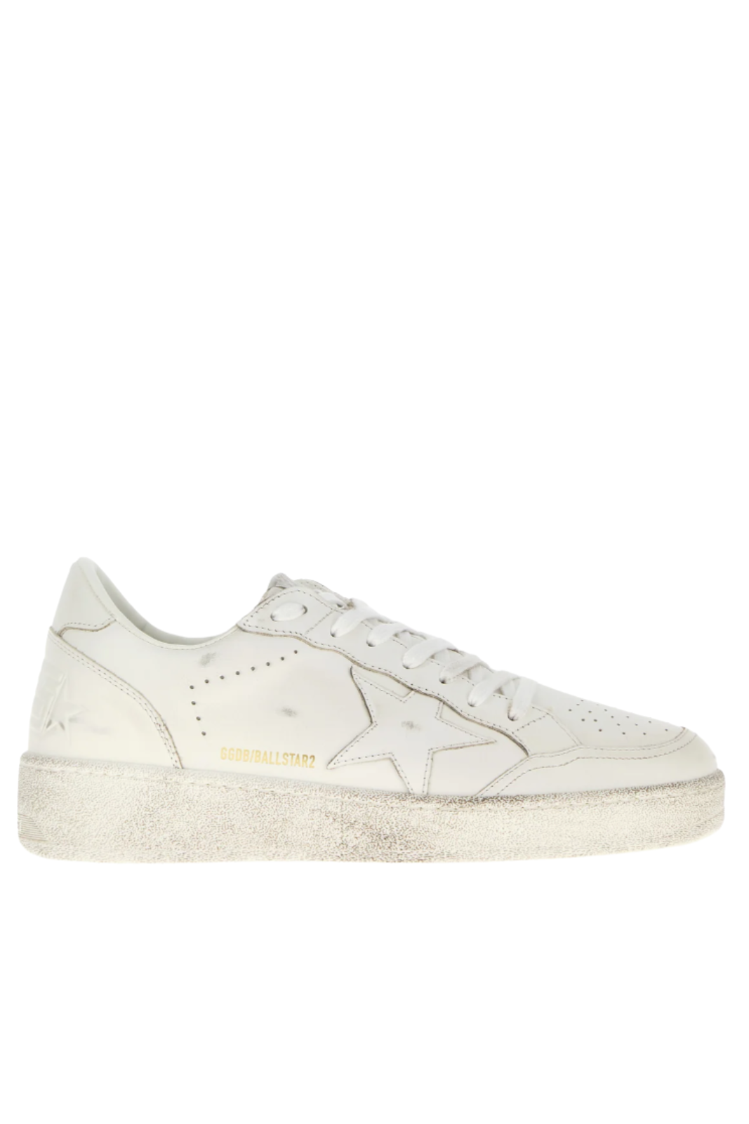 Golden Goose White leather Ball Star 2 Man sneakers