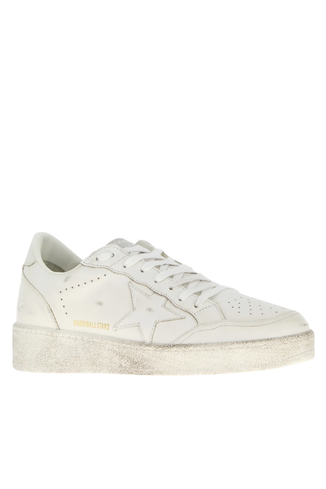 Golden Goose White leather Ball Star 2 Man sneakers