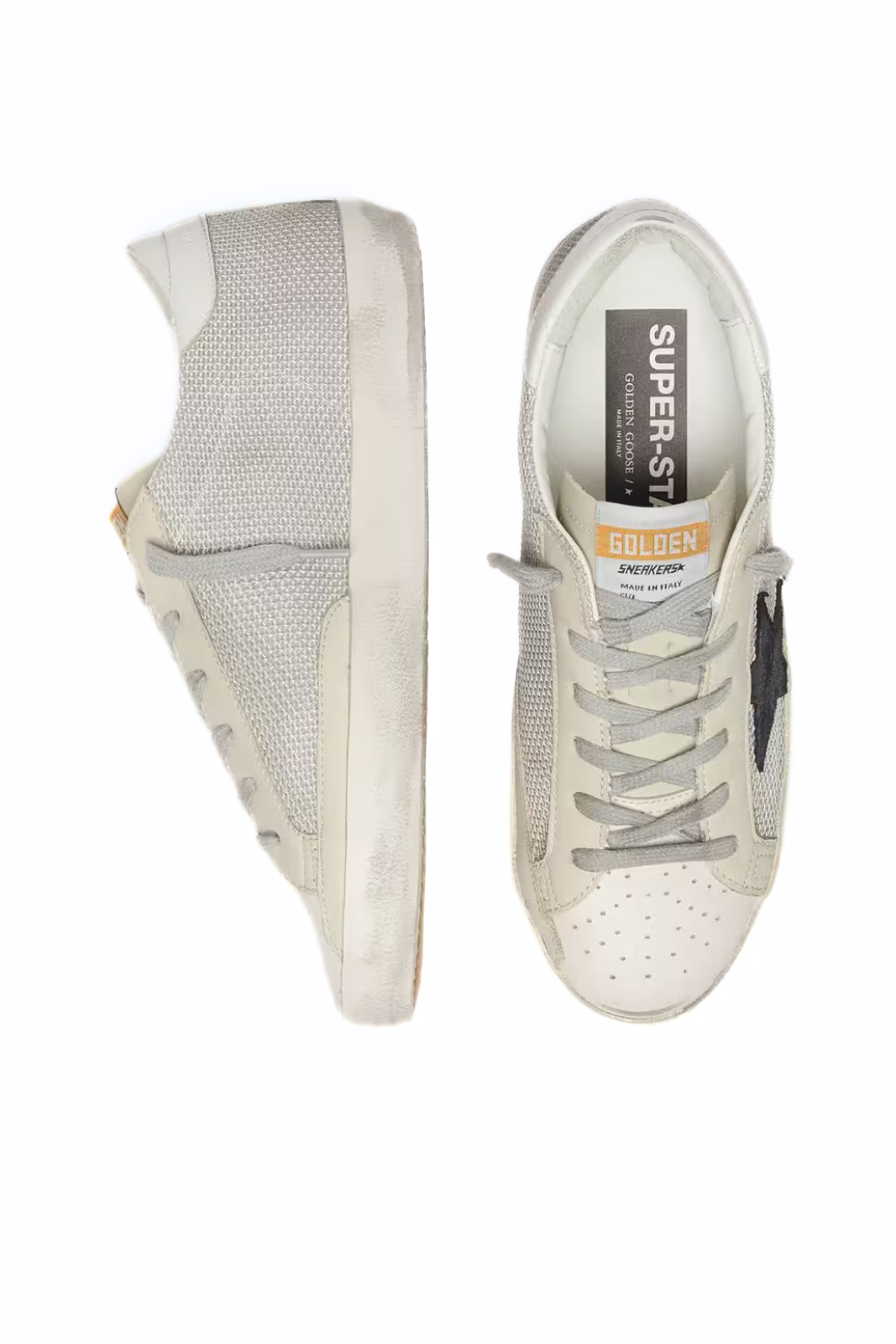 Golden Goose Women's Super-Star in leather with black star
