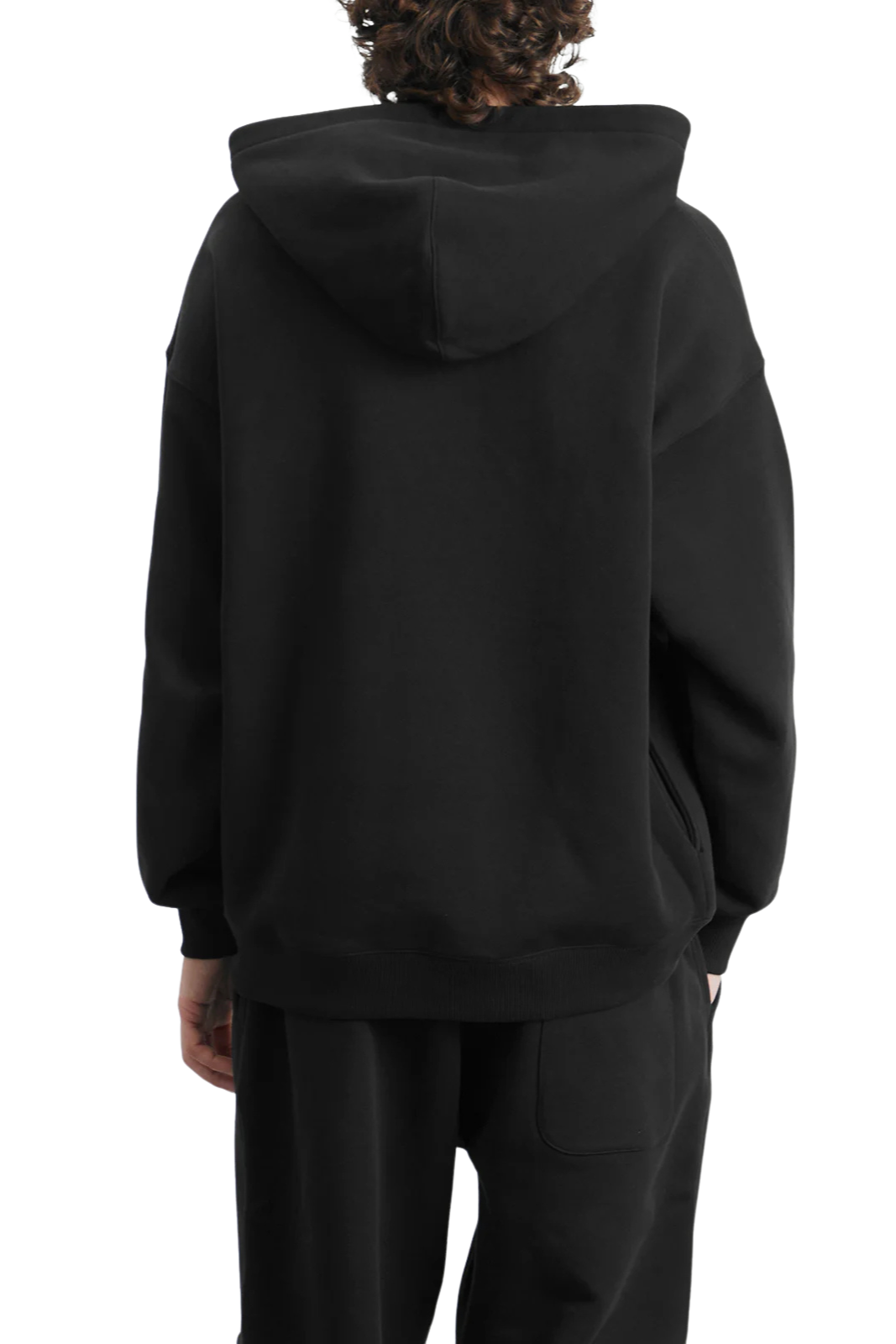 Y-3 Logo man Black Hoodie